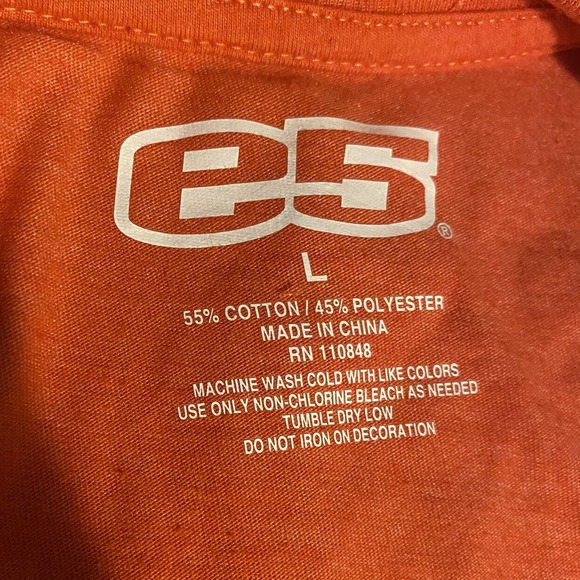 e5 Collegiate Collection Virginia Cavaliers Logo TShirt Mens L Orange Soft NWT - Picture 5 of 5